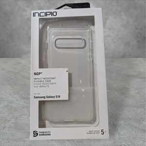 Q1. Incipio Impact Resistant Flexible Case Samsung Galaxy S10 - Clear